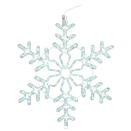 Vickerman X176224 24 in. Pure White LED Forked Snowflake 