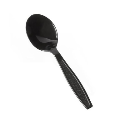 Prime Source 75003640 CPC Black Bulk Soup Spoon - Case of 1000 