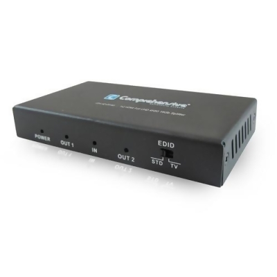 Comprehensive Cable CDA-HD12018G 1 x 2 HDMI Full Ultra-High-Definition 4K 18Gbps Comprehensive Splitter 