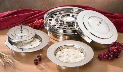 CBCS PD377SLV Stacking Bread Plate Cover-Silver 