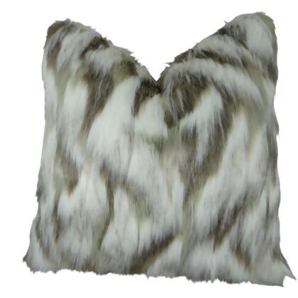 Plutus PB16455-2030-SP 20 x 30 in. Tibet Fox Handmade Throw Pillow - Ivory & Beige 