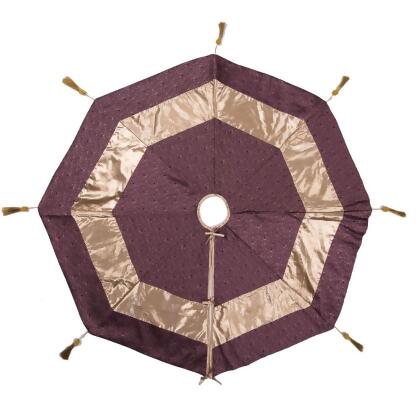 Vickerman QTX17291 60 in. Baroque Collection Plum Tree Skirt 