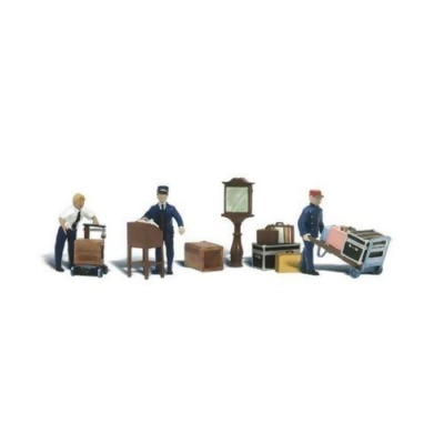 Woodland Scenics WOO2757 O Depot Workers & Accessories 