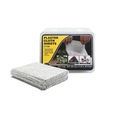 Woodland Scenics WOO1193 Plaster Cloth Sheets - Pack of 30 