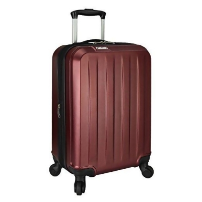 Travelers Choice EL06051R Elite Dori Expandable Carry-On Spinner Luggage, Burgundy 