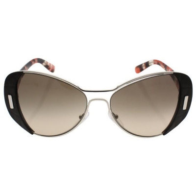 Prada W-SG-3499 SPR 60S DHO-3D0 - Silver & Brown Sunglasses for Womens - 55 x 16 x 135 mm 