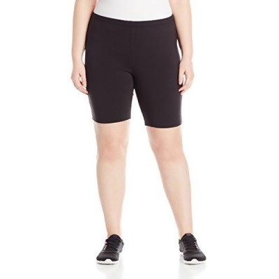 Just My Size 90563241743 Womens Plus-Size Stretch Jersey Bike Short -  Black, 4X from UnbeatableSale at SHOP.COM