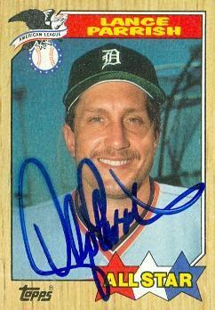 Autograph Warehouse 344653 Lance Parrish Autographed Baseball Card - Detroit Tigers 1987 Topps No. 613 All Star