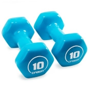 Brybelly SWGT-807 10 lbs Vinyl Hex Hand Weights Brybelly SWGT-807 10 lbs Vinyl Hex Hand Weights