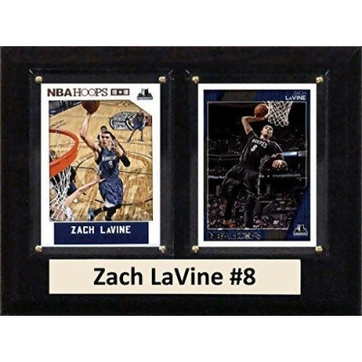 C & I Collectables 68LAVINE2C 6 x 8 in. Zach Lavine NBA Minnesota Timberwolves Two Card Plaque 
