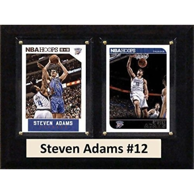 C & I Collectables 68SADAMS2C 6 x 8 in. Steven Adams NBA Oklahoma City Thunder Two Card Plaque 