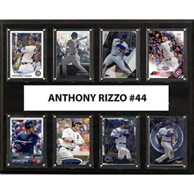 C & I Collectables 1215RIZZO8C 12 x 15 in. Anthony Rizzo MLB New York Giants 8 Card Plaque 