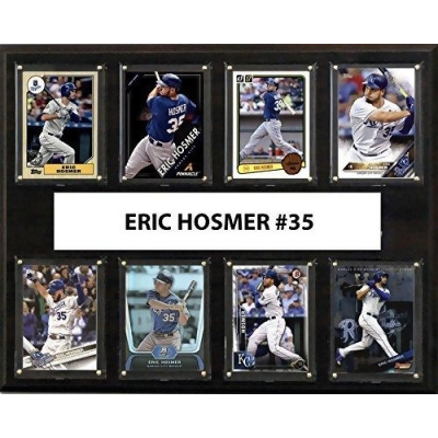 C & I Collectables 1215HOSMER8C 12 x 15 in. Eric Hosmer MLB Kansas City Royals 8 Card Plaque 