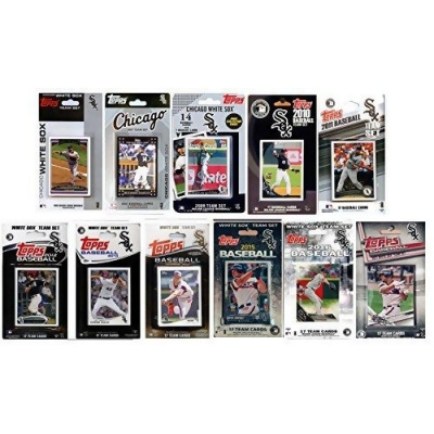 C & I Collectables WSOX1117TS MLB Chicago White Sox 11 Different Licensed Trading Card Team Sets 