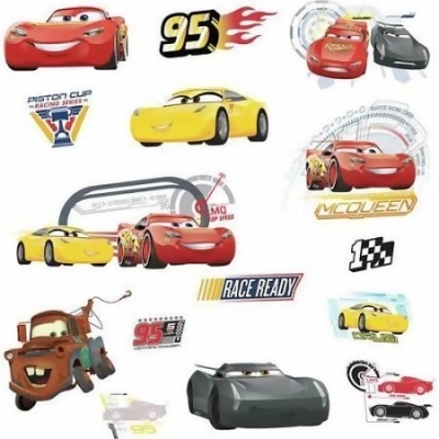 Roommates RMK3353SCS Disney Pixar Cars 3 Peel & Stick Wall Decals 
