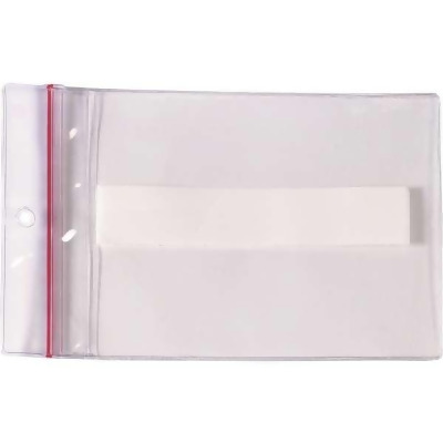 Super-Scan LH235 3 x 5 in. Press-On Vinyl Envelopes - Reclosable - Pack of 25 