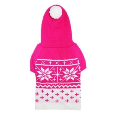Pooch Outfitters PREP-S Reese Sweater, Pink - Small 