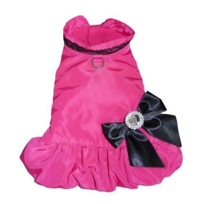 Pooch Outfitters PACT-XXS Ava City Coat, Hot Pink - 2XS 