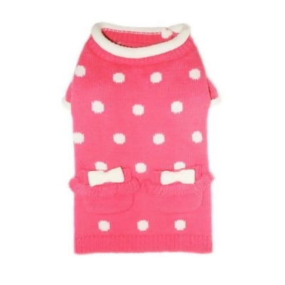 Pooch Outfitters PLSP-S Lala Sweater, Pink - Small 
