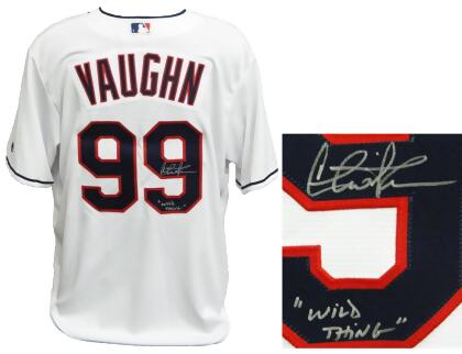 Major League Vaughn Jersey 99 Graphic Tee: Wild Thing, Indians