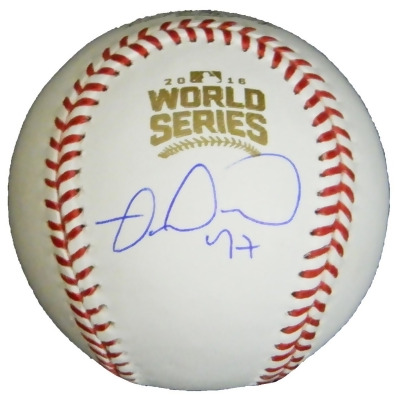Schwartz Sports Memorabilia MONBSB103 Miguel Montero Signed Rawlings Official 2016 World Series MLB Baseball 