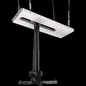 Crimson AV JKS-04 Suspended Ceiling Projector Kit with JR Universal Adapter & 4 in. Fixed Drop