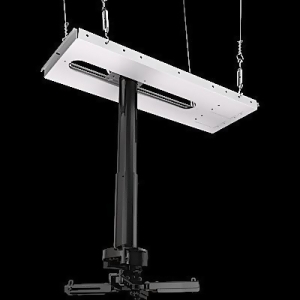 Crimson AV JKS-12 Suspended Ceiling Projector Kit with JR Universal Adapter & 12 in. Fixed Drop
