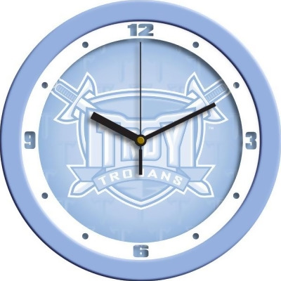 Suntime ST-CO3-TUT-BWCLOCK Troy Trojans-Baby Blue Wall Clock 