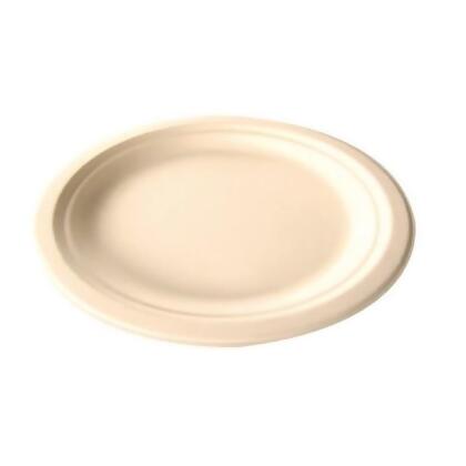 Packnwood 210APU25 9.5 in. Sugarcane Round Plate 