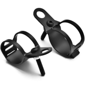 Black Motorcycle Relocation Clamp Kit Fits 41Mm Fork Tubes Krator TSC41B Turn Signal Indicator
