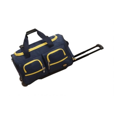 Rockland PRD322NAVY 22 in. ROLLING DUFFLE BAG - NAVY 