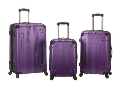 Rockland F190-PURPLE Luggage Set - Purple 3 Pieces