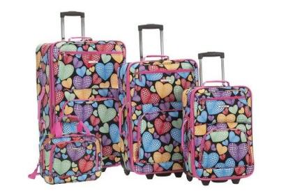 Rockland F125-NEWHEART Luggage Set - Newheart 4 Pieces