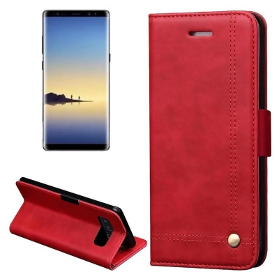 Tuff Luv I14-37 Faux Leather Book-style Stand Case Cover for Samsung Galaxy Note 8 - Red 