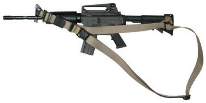 Specter Gear 009 COY CQB Sling M-4A1 Collapsible Stock & Side Front Sling Swivel Coyote