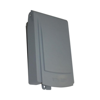 Sigma Electric 3549789 Slimline Rectangle Plastic 1 Gang In-Use Cover for Protection From Weather Gray 