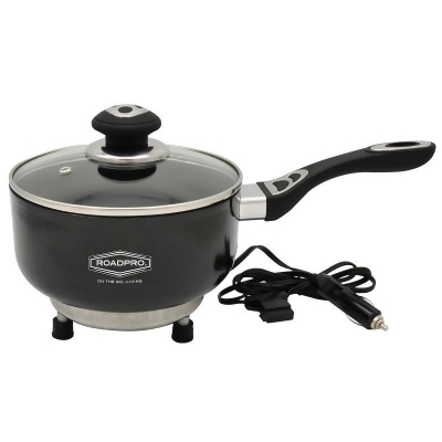 RoadPro RPSP225NS 12V Portable Sauce Pan with Non-Stick Surface 