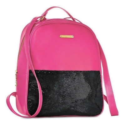 Juicy Couture JUIBP1 Hot Pink & Black Backpack 