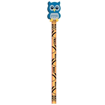 J.R. Moon Pencil JRM53034 Topper Hoot Owl Pencil & Eraser 