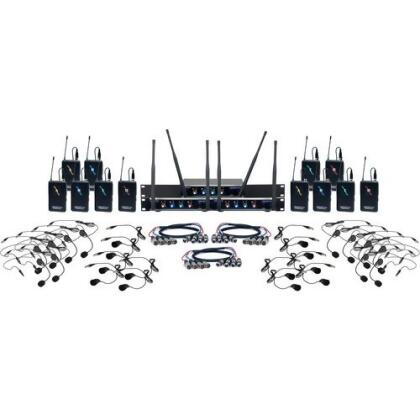 Vocopro DIGITALPLAY12 Digital Hybrid Wireless Headset Lapel Mic System