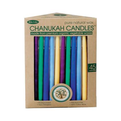 Rite Lite C-23-MN2 Judaica Vegetable Wax Chanukah Candles 