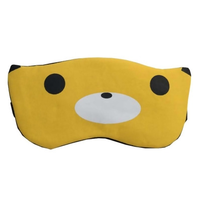 Panda Superstore EM-BEA11061971-ARIEL03054 Adjustable Sleep Eye Mask Yellow Color 
