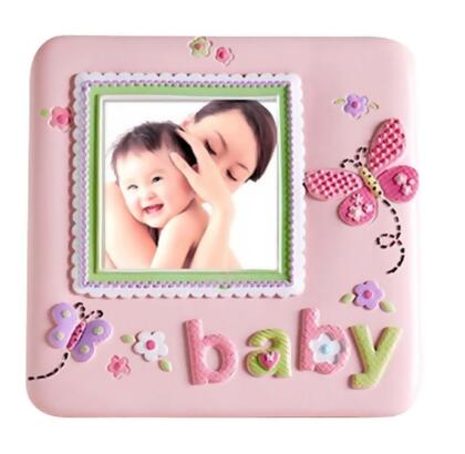 Panda Superstore PS-BAB723033011-LILY00734 3 in. Children Cute Wall Photo Frame - Picture Framing 