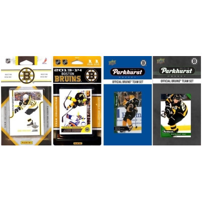C & I Collectables BRUINS517TS NHL Boston Bruins 5 Different Licensed Trading Card Team Sets 