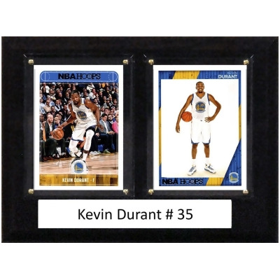 C & I Collectables 68DURANT2C NBA Kevin Durant Golden State Warriors Two Card Plaque - 6 x 8 in. 