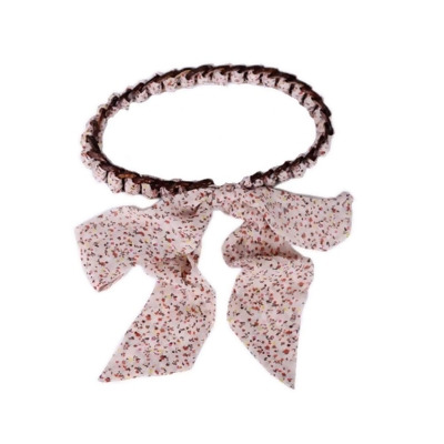 Panda Superstore PS-CLO2474940011-YAN00450 Womens Weave Bare Pink Floral Decoration Dress Skirt Accessories Belts 