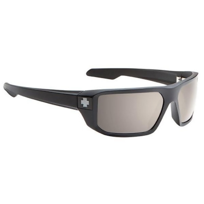 Coyote Eyewear 680562021332 Twisted Polarized Street & Sport Sunglasses, Black & Gray Silver Mirror 