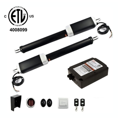 Aleko GG1300UACC-UNB ETL Listed Accessories Kit & Swing Gate Opener for Dual Swing Gates up to 1300 lbs 