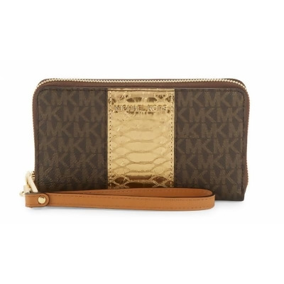 michael kors brown wristlet