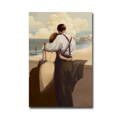 Artistic Home Gallery 3045G733EG Lovers Point by Jacqueline Osborn Premium Oversize Gallery-Wrapped Canvas Giclee Art - 45 x 30 x 1.5 in. 
